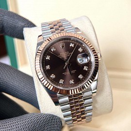 Rolex Datejust 126331 Demi Rose Mặt Nâu Chocolate 41mm - Only