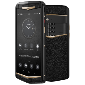 VERTU ASTER P BLACK DEMI GOLD CHÍNH HÃNG