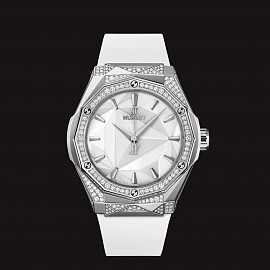 Hublot Classic Fusion Orlinski Titanium White Alternative Pave 40mm