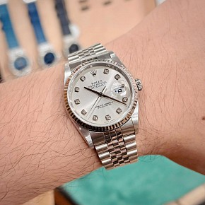 Rolex 16234 36mm Tia Bạc Cọc Kim Only