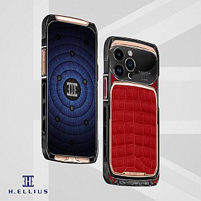 H.ELLIUS iArmor A9 DLC Mix Solid Gold 18k dành cho 15 Pro Max