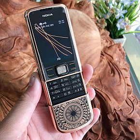 Nokia 8800 rose gold đen trống đồng phím đá