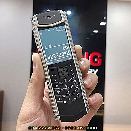 Vertu signature S clous de Paris vỏ new 2019