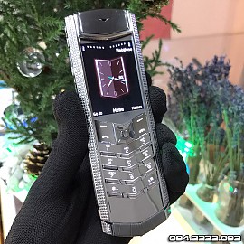 Vertu Signature S clous de Paris vỏ new 2018