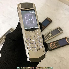 Vertu signature s pure silver vỏ new 2019