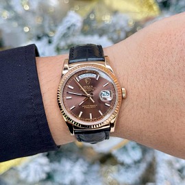 Rolex DayDate118135 Choco Index 36mm - 2017