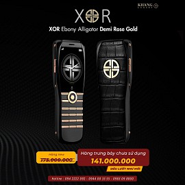 XOR Ebony Alligator Demi Rose Gold 4G