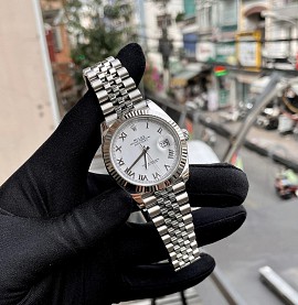 Rolex Datejust 41 126334 Mặt Số Trắng Cọc Số La Mã