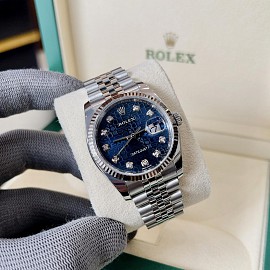 Rolex Datejust 116234 thép mặt vi tính xanh 36mm - 2018