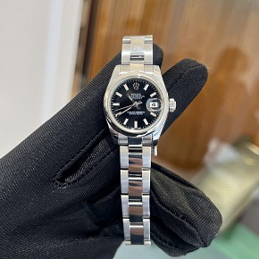 Rolex Lady Datejust 179160 Mặt Đen Cọc Dạ Quang