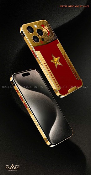 IPHONE 16 PRO MAX MẠ VÀNG QUỐC KHÁNH VN LIMITED EDITION 79 C