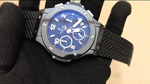 Video: Đồng hồ Hublot Bigbang Chronograph Black Magic Ceramic 41 mm