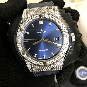 VIDEO: Đồng hồ Hublot Classic Fusion navy Titanium diamonds