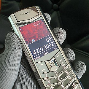 VIDEO: Điện thoại thượng lưu Vertu signature s pure silver alligator chính hãng
