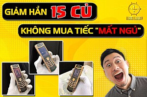 SIÊU GIẢM GIÁ THÁNG 10: GIẢM NGAY 15 TRIỆU KHI MUA VERTU SIGNATURE S VÀNG KHỐI