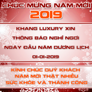 THÔNG BÁO NGHỈ TẾT DƯƠNG LỊCH