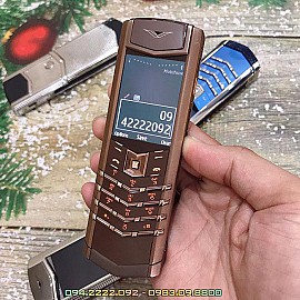 Vertu signature S pure brown vỏ new 2019
