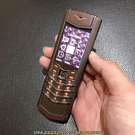 Vertu signature S pure brown vỏ new 2019
