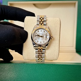 Rolex Lady Datejust 179173 Demi Vàng Silver 26mm - Only