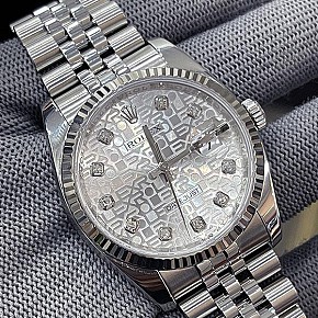 Rolex Datejust Stainless Steel 36mm Diamond Dial 116234